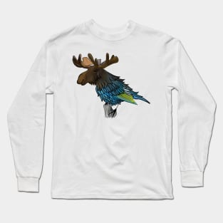 Birdy Moose Long Sleeve T-Shirt